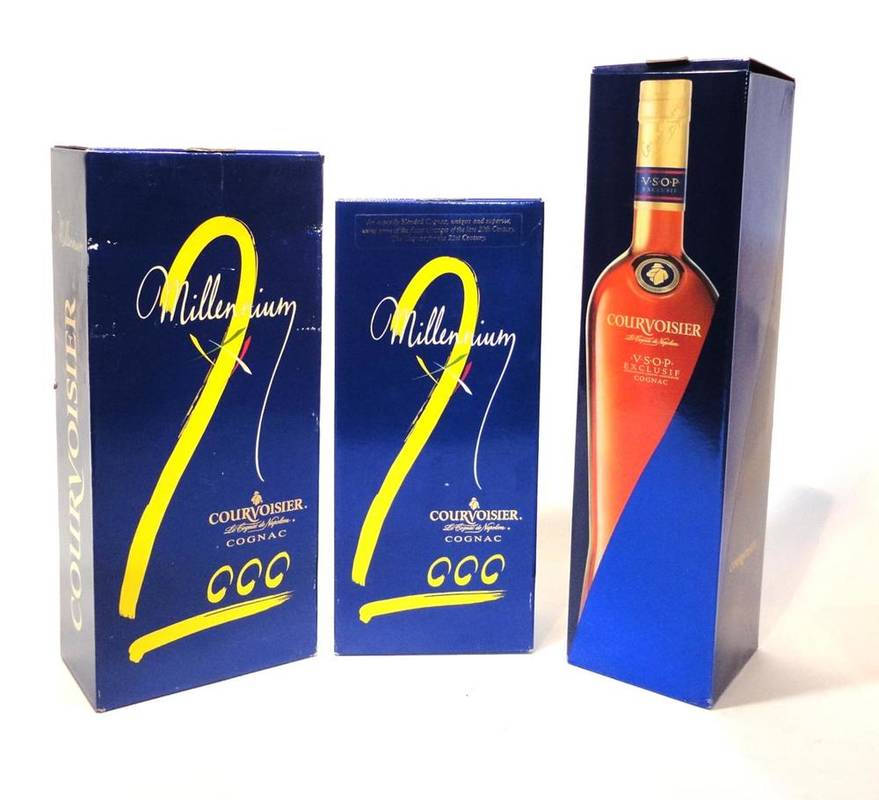 Lot 319 - Courvoisier 2000 Millennium Cognac, 1 litre