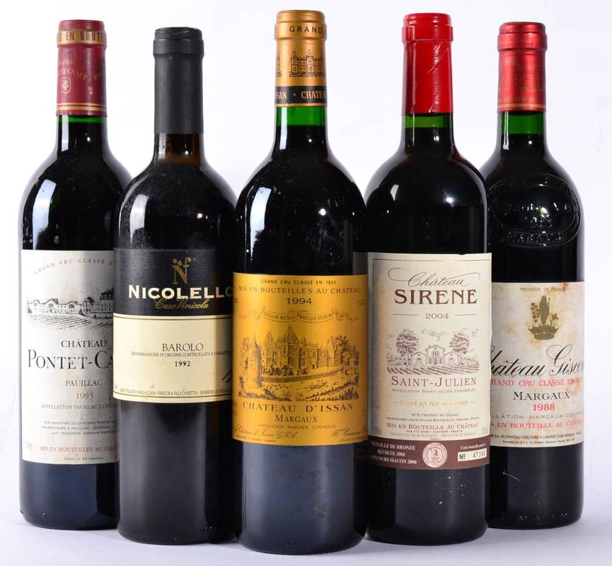 Lot 2010 - Chateau Sirene 2004 Saint-Julien, 1 bottle, Chateau Giscours 1988 Margaux, 1 bottle, Chateau...
