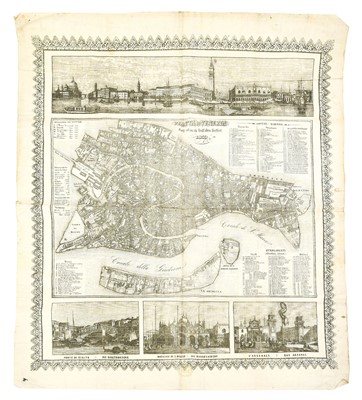 Lot 2220 - Seiffert (Guglielmo), Pianta di Venzia, 1859...