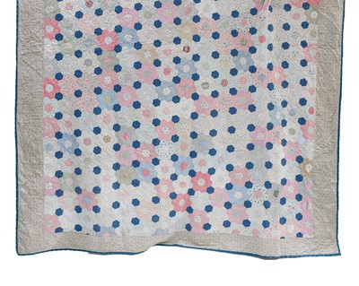 Lot 2126 - Late 19th Century Patchwork Quilt, with...