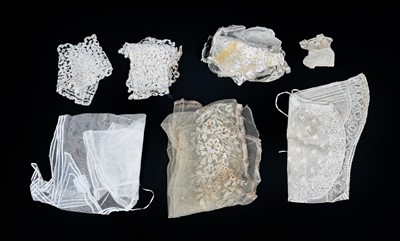 Lot 2130 - Assorted 19th Century and Later Lace Trimmed...