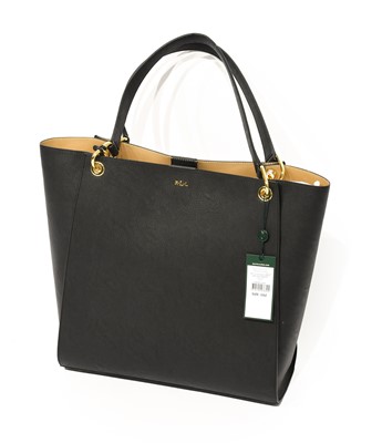 Lot 2260 - Ralph Lauren Arden Tote Black Leather Shoulder...