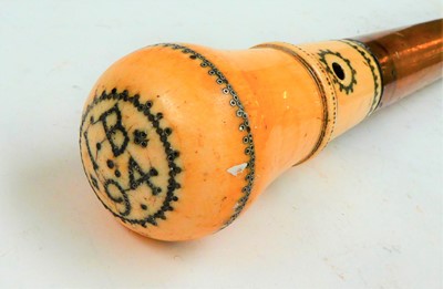 Lot 189 - A Late 17th Century Gentleman's Malacca...