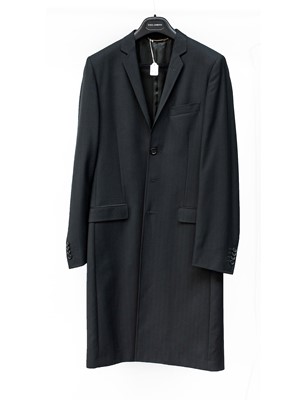 Lot 3029 - Dolce & Gabbana Black Fine Wool Herringbone...