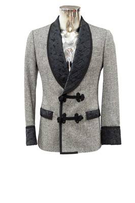 Lot 3042 - Dolce & Gabbana Black and White Wool Smoking...