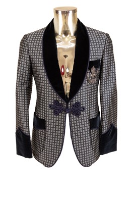 Lot 3047 - Dolce & Gabbana Navy Smoking Jacket, circa...