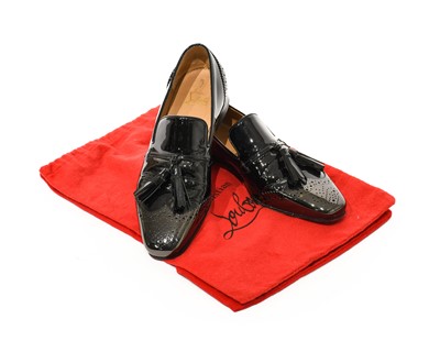 Lot 2258 - Circa 2013 Christian Louboutin Black Patent...