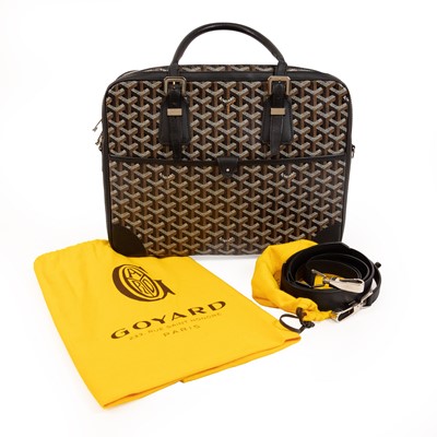 Lot 3063 - Goyard Paris Bag/Case, circa 2015, with chrome...
