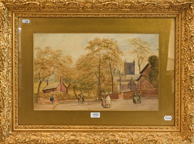 Lot 1078 - English school (19th/20th century) 
Church and...
