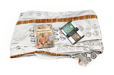 Lot 2178 - Ghanian Kukrubo Nnwomu Cloth/Toga,...