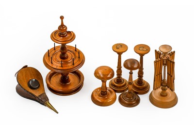 Lot 2152 - 19th Century and Later Treen Accessories,...