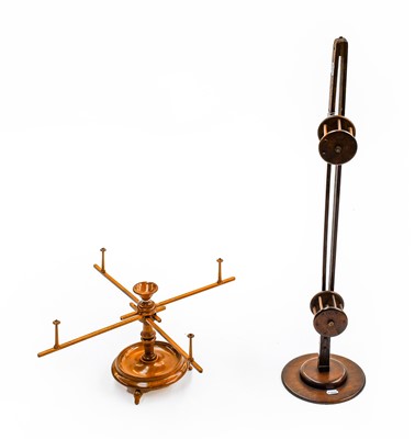 Lot 2141 - 19th Century Walnut Wool Winder, with four...