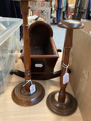 Lot 2248 - Late 19th Century Small Mahogany Bobbin Stand,...