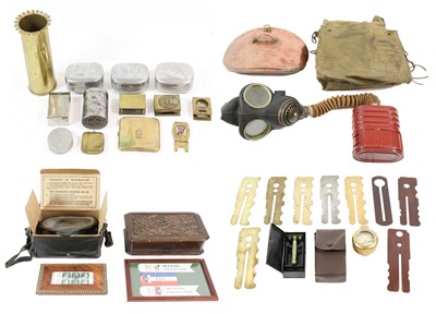 Lot 104 - A Quantity of Militaria, including button...