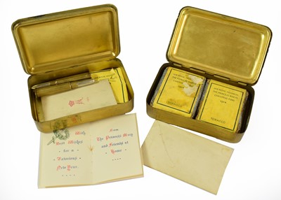 Lot 108 - Two Princess Mary 1914 Christmas Tins, one...