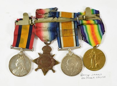 Lot 13 - A Boer War/First World War Group of Four...