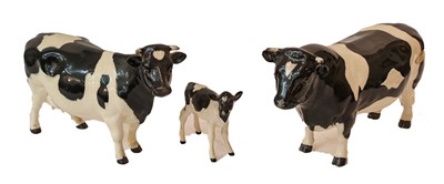 Lot 166 - Beswick Friesian Cattle