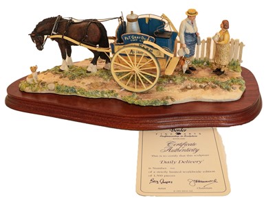 Lot 57 - Border Fine Arts 'Daily Delivery' (Milkman with Horse-drawn Cart)