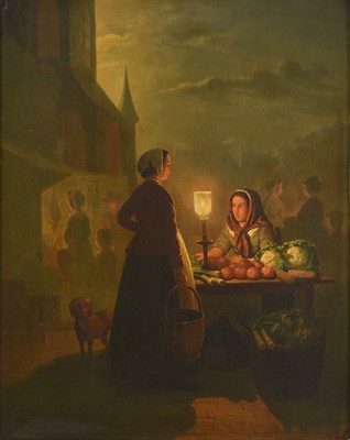 Lot 561 - Follower of Petrus van Schendel (19th...