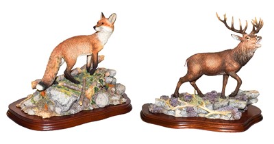 Lot 121 - Border Fine Arts 'The Last Look' (Dog Fox)