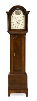 Lot 1099 - An Oak Eight Day Longcase Clock with Rocking...