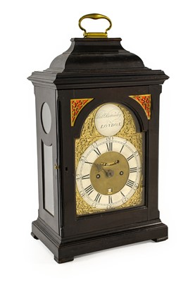 Lot 1096 - An Ebonised Striking Table Clock, signed Richd...