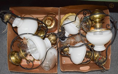 Lot 343 - Assorted early 20th century and later lighting...