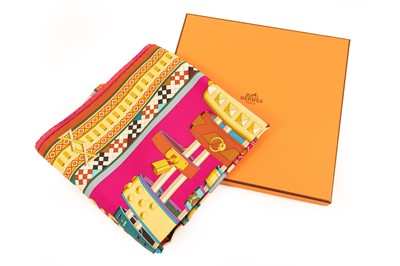 Lot 3008 - Hermès Silk Scarf 'Collier de Chiens',...