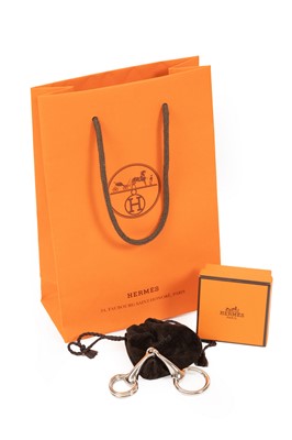 Lot 3004 - Hermès Mors Snaffle Bit Scarf Ring, stamped to...