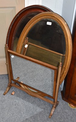 Lot 1312 - Two wall mirrors and a dressing mirror (3)