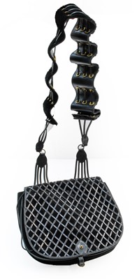 Lot 2286 - Mulberry Black Leather and Suede Shoulder Bag,...