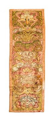 Lot 1031 - A 19th Century Gros Point Victorian Panel,...