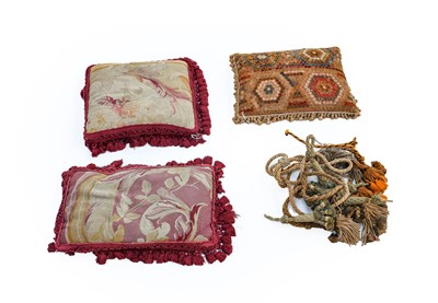 Lot 2168 - A 19th Century Patchwork Cushion Cover,...