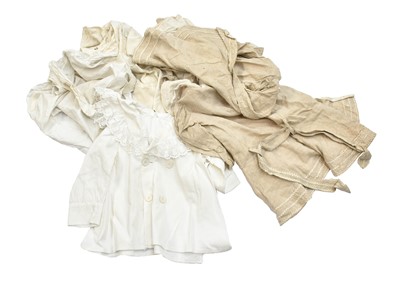 Lot 2087 - Five Edwardian Boys Linen Coats, comprising a...