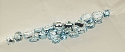 Lot 146 - A quantity of loose aquamarines, totalling...