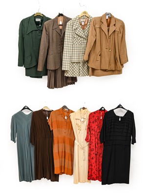 Lot 2047 - Circa 1940/50s Ladies' Day Wear, comprising a...