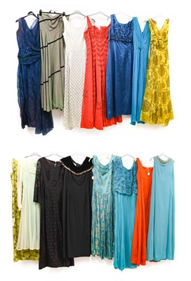 Lot 2084 - Assorted Circa 1950/70s Ladies' Evening Wear,...