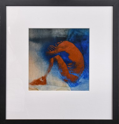 Lot 1051 - Mark Halsey (Contemporary), 'Male Figure', oil...