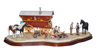Lot 71 - Border Fine Arts 'Striking a Deal at Appleby Fair'
