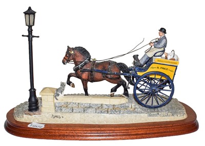 Lot 58 - Border Fine Arts 'Delivered Warm' (Horse-drawn Baker's Van)