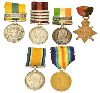 Lot 24 - A Late Victorian/First World War Group of Six...