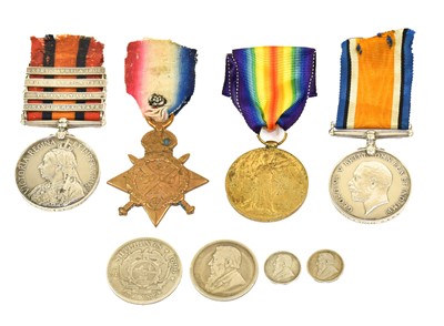 Lot 25 - A Boer War/First World War Group of Four...
