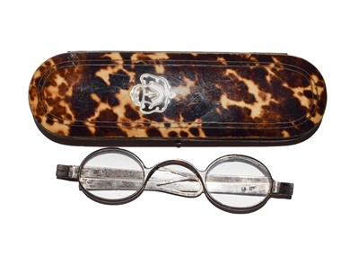 Lot 110 - A Pair of George IV Silver Spectacles of...