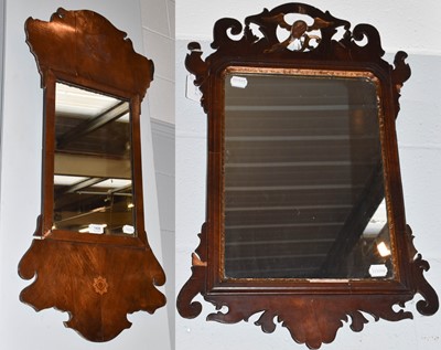 Lot 1408 - Two fretwork wall mirrors (af)