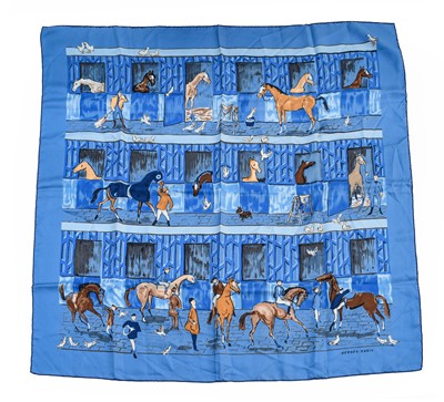 Lot 2269 - Circa 2006 Hermes 'Les Boxes' Silk Scarf,...