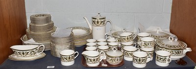 Lot 186 - A Royal Worcester "Windsor" pattern dinner,...