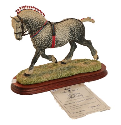 Lot 65 - Border Fine Arts 'Percheron Supreme Champion' (Standard Edition)