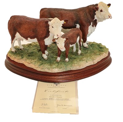 Lot 94 - Border Fine Arts 'Hereford Family'