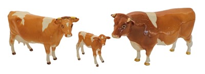 Lot 149 - Beswick Guernsey Cattle