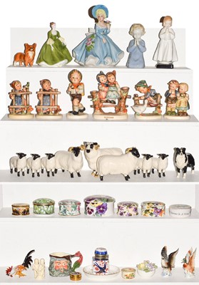 Lot 1 - Beswick sheep and lambs, Royal Doulton figure '...